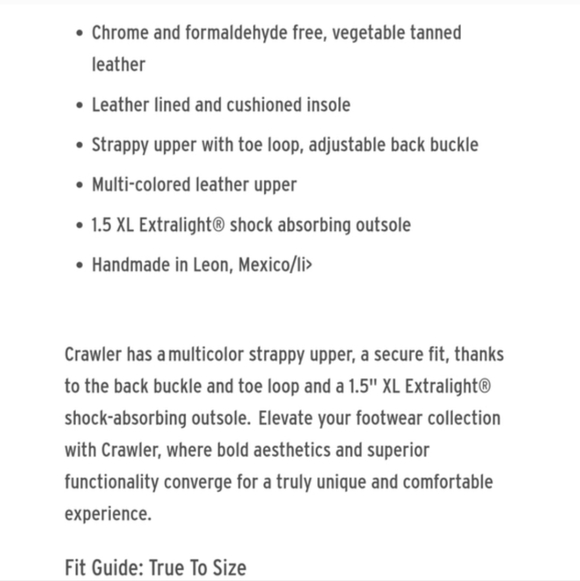 BedStu Crawler Genuine Leather Platform Sandals In Starry Night Lux Sz 11 - Picture 4 of 11